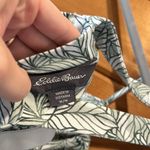 Eddie Bauer Harmony Dress Moisture Wick Built-In Bra Green Palm Print Photo 5