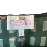 Devlin  Black Floral Alexis‎ Sheer Dress in Midnight Lotus Size Medium Photo 10