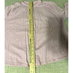 Old Navy Womens Button Front Shirt Top Small Petite Lilac Lavender 3/4 Sleeve Photo 3