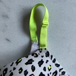 Torrid Curve Leopard Print Bra Neon Trim Adjustable Straps Plus Size 46D Gray Photo 2