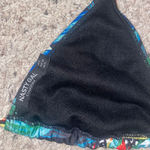 Nasty Gal Black and Green Tropical Bikini Photo 4