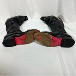 Betsey Johnson Host Pick π« Knee High Black Leather Boots in Size 8.5 Photo 7