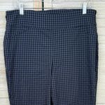 Charter Club  Cambridge Slim Straight Leg Stretch Pants Blue/Black Check-12 Photo 1
