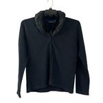 Liz Claiborne Women's Fuzzy Collar Sweater Photo 0