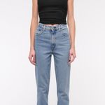 Abercrombie & Fitch NWT  90’s Slim Straight Ultra High Rise Blue Jeans Size 28/6 Photo 0