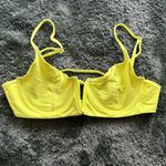 Neon Yellow Bikini Top Size M Photo 0