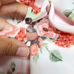 Everly for Francesca's Pink Floral Wrap Romper S Photo 7