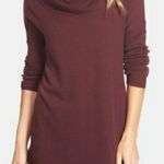 Caslon (Nordstrom) Side Slit Cowl Neck Tunic Sweater in Burgundy XXL NWT Photo 1