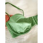 J. Crew | NWT | Balconette underwire bikini top in Green | Sz 36A Photo 2