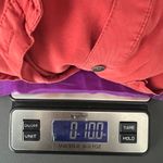 Blue Rain Short Sleeve Button Down Women's Shirt Red Orange Dress Size Medium Photo 12