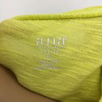 ANA A New Approach LARGE Petite Neon Yellow Burnout V Neck Basic Tee Shirt Size undefined Photo 4