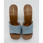 Veronica Beard Veronica‎ Beard Paulita Platform Slide Sandal Vista Blue Sz 9.5 $350 Photo 5