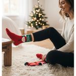 Novelty Christmas Knit Socks 5.5 Photo 7
