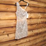 Mac Duggal 93552 Women ONE SHOULDER SHEER HAND BEADED MINI DRESS Photo 8