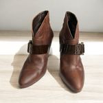 French Connection  Leather Women's Brown Ankle Boots
Size 40 9US Photo 1