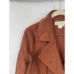 Saltwater Luxe Corduroy Western Crop Jacket Women Small Brown Academia Cowgirl Photo 6