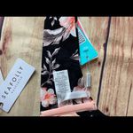 Seafolly NWT  Hothouse Ocean Alley Floral Tie Front Hipster Bikini, Size Photo 7