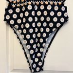 Cupshe Women's Halter  FLORAL BLACK SWIMSUIT SIZE LARGE NWT #7324 Photo 1