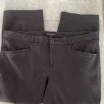 Banana Republic Women’s Black Ponte Knit Ankle Trouser Pants Pockets Stretch 18 Photo 1