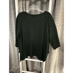 French Laundry Women's Dark Green Crew Neck Sweater 2X Photo 1