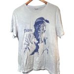 Old Navy Women's T-shirt, Size L, White with Tupac Print Photo 1