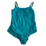 Lands' End Teal Slendersuit Carmela One Piece Underwire Swimsuit Size 18W Photo 4