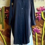 Maeve Anthropologie  Maxi Tunic Poplin Buttondown Sz M Photo 6