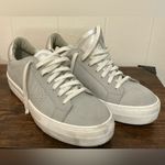 P448 HTF Sold Out Size EU42 US 11 Women’s Gray P488 Thea Platform Leather Sneakers Photo 1