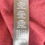 White House | Black Market WHBM Maroon Thick Cowl Neck Long Sleeve Sweater Size Medium Photo 8