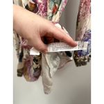 ZARA  Blogger Fav Pastel Floral Parrot Print Shirt Dress Linen Blend Size Small Photo 6