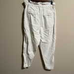 Free People  Margate High Rise Pleated Drawstring Paperbag Pants White Size Small Photo 6