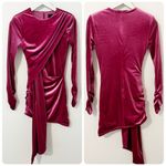 Michael Costello  x REVOLVE Hollie Mini Dress in Magenta XS Photo 2
