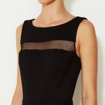 Amanda Uprichard  black mesh panel mini dress lbd Photo 6