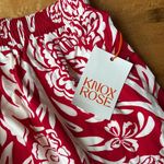 Knox Rose Red and White floral skirt Photo 2