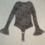Kittenish  Payton Leopard Bell Bodysuit Women’s Size Medium Photo 1