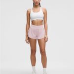 Lululemon  Athletica fast and free Light Pink Shorts Photo 1