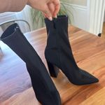 Black Sock Boots Size 9 Photo 0