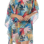 Coco reef Coco Reef NWT $102 Coco Contours Chiffon Caftan Swimsuit Cover-Up Dress S M Photo 0
