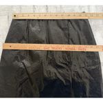 Hutch Anthro  Sherry Skirt Black Faux Patent Shine Notched Hem PU Rayon Blend 2 Photo 5