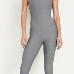 Old Navy NWT Women’s  PowerSoft  7/8 Cami Bodysuit Large Petite Gray Photo 0