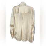 NICHOLAS Cream Satin Blouse with Belt White Size undefined Photo 2