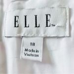 Elle White Gray Pink Purple & Blue Textured Tweed Skirt. Photo 6