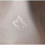 Vintage Escada Pencil Skirt Womens US 10 Cream Micro Dot Silk Blend Quiet Luxury Black Photo 11