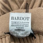 Bardot  Size XL  Pleated Skirt Buttons Midi Buttons Slit Ribbed Photo 7