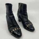 Salvatore Ferragamo Msrp$730 Booties W/ Gold signa Photo 13