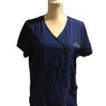 Fashion Seal Scrub Top Blue Size M Photo 0