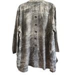 DRESS TO KILL by Jane Mohr | Black and White Hand Dyed Lagenlook Tunic Blouse Size undefined Photo 1