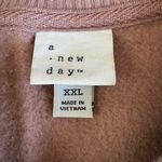 A New Day Light Brown Oversized Cropped Crewneck Sweatshirt Sz XXL Photo 4