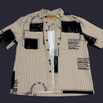 Urban Outfitters Striped Button-Up Top Photo 0