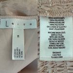 Leith  Blouse Crop Top Smocked Pink Smoke M New Photo 6